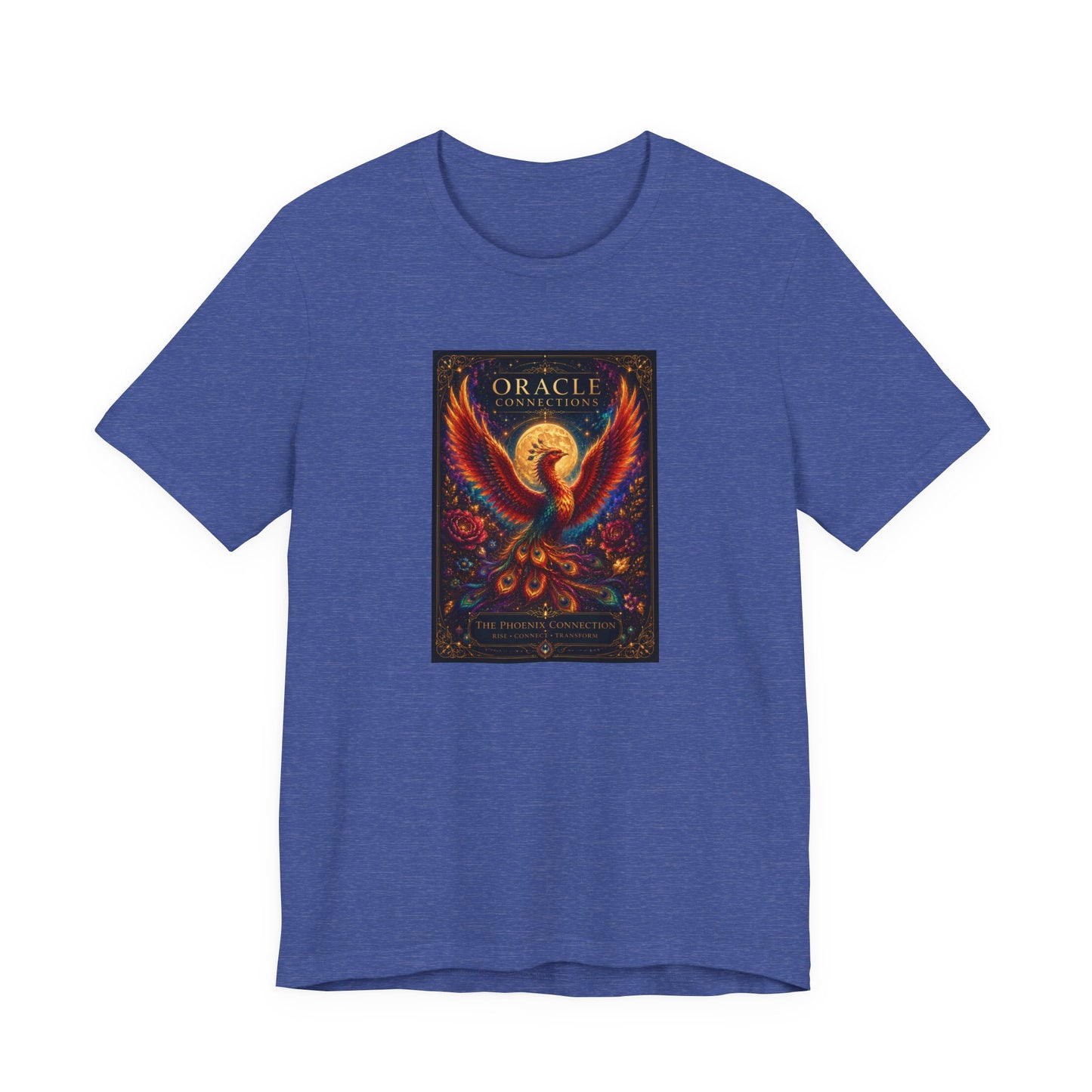 Phoenix Oracle Tee — Mystical Tarot Art T‑Shirt