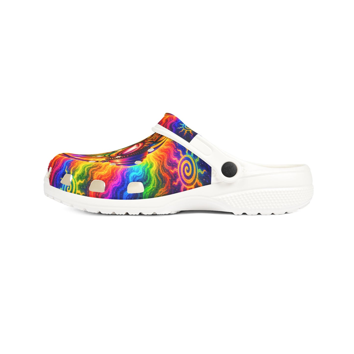 V1B1N EVA Foam Clogs — Colorful Festival Slip-On Shoes