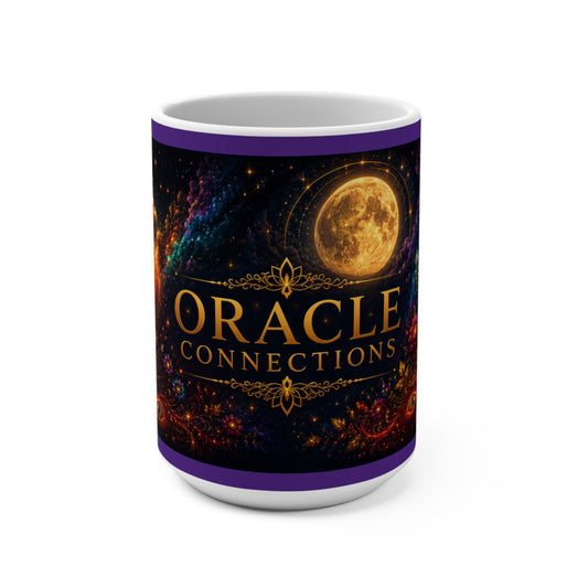 Oracle Connections Phoenix 15oz Ceramic Mug — Mythic Tarot Coffee Cup