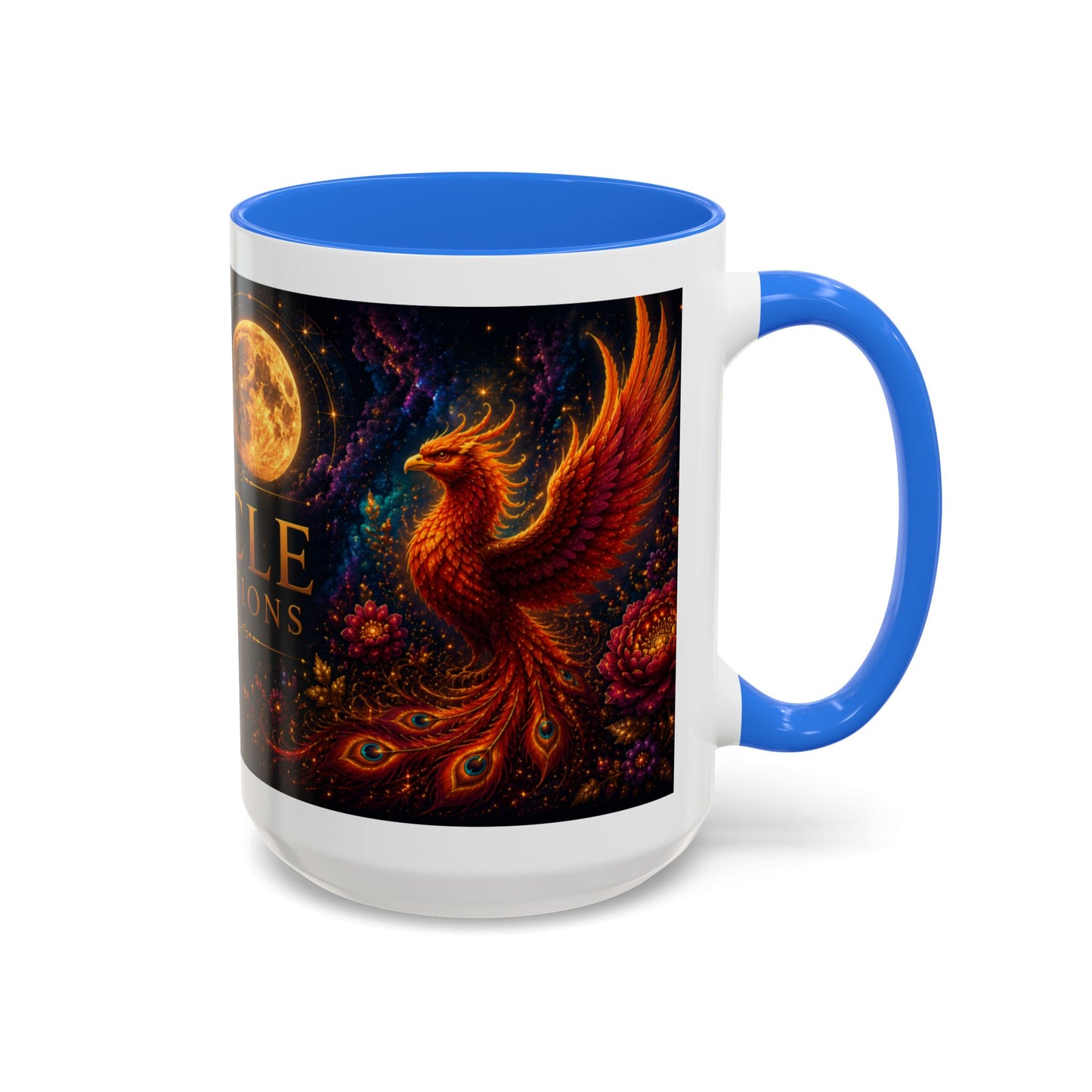 Oracle Connections Phoenix Mug — Mystical Moon & Phoenix 11oz/15oz