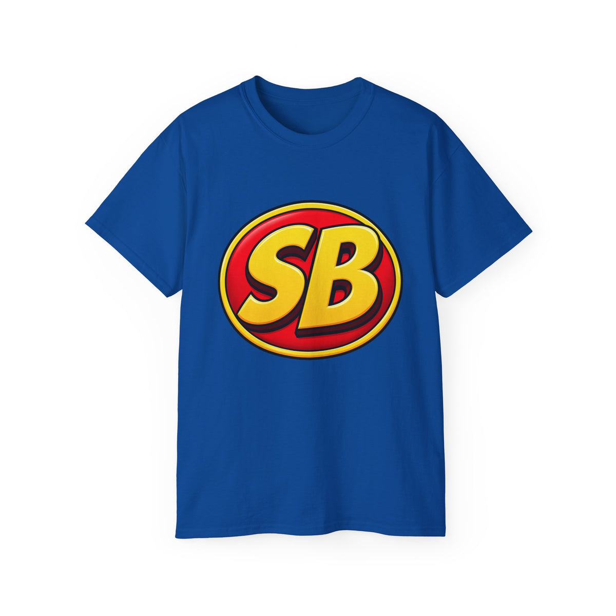 Super Behind Logo Tee — Retro Comic Graphic T-Shirt