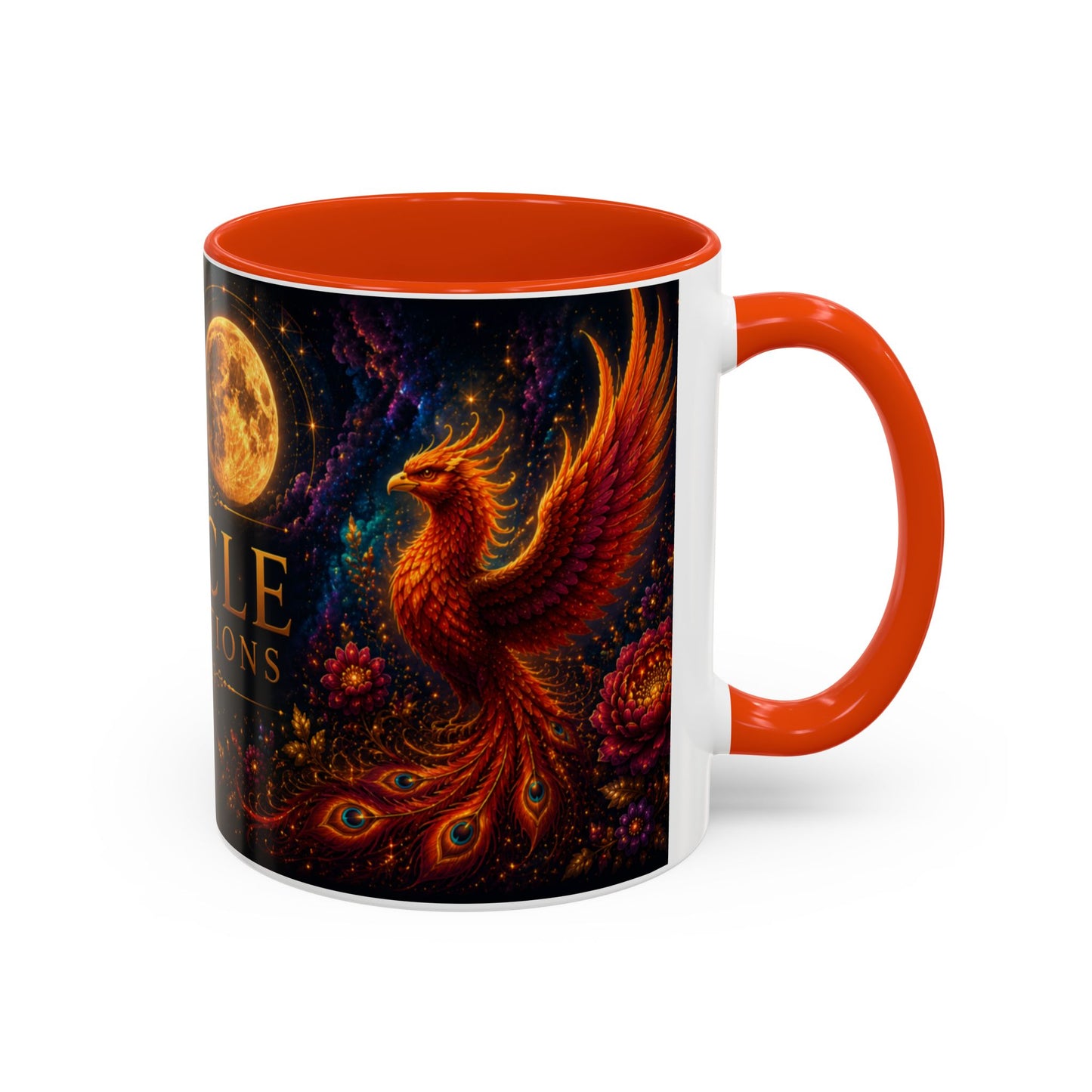 Oracle Connections Phoenix Mug — Mystical Moon & Phoenix 11oz/15oz