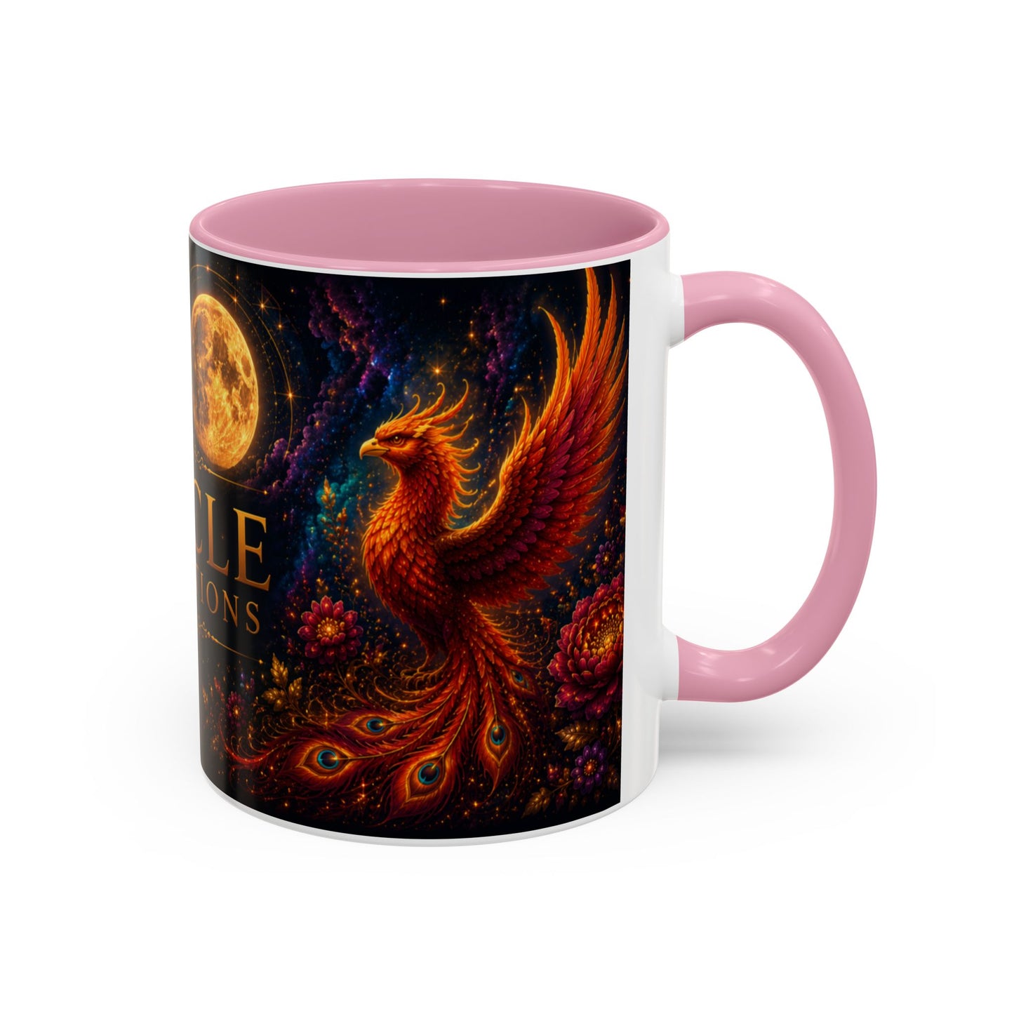 Oracle Connections Phoenix Mug — Mystical Moon & Phoenix 11oz/15oz