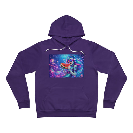 V1B1N Mermaid Hoodie – Colorful Trippy Space Art Pullover