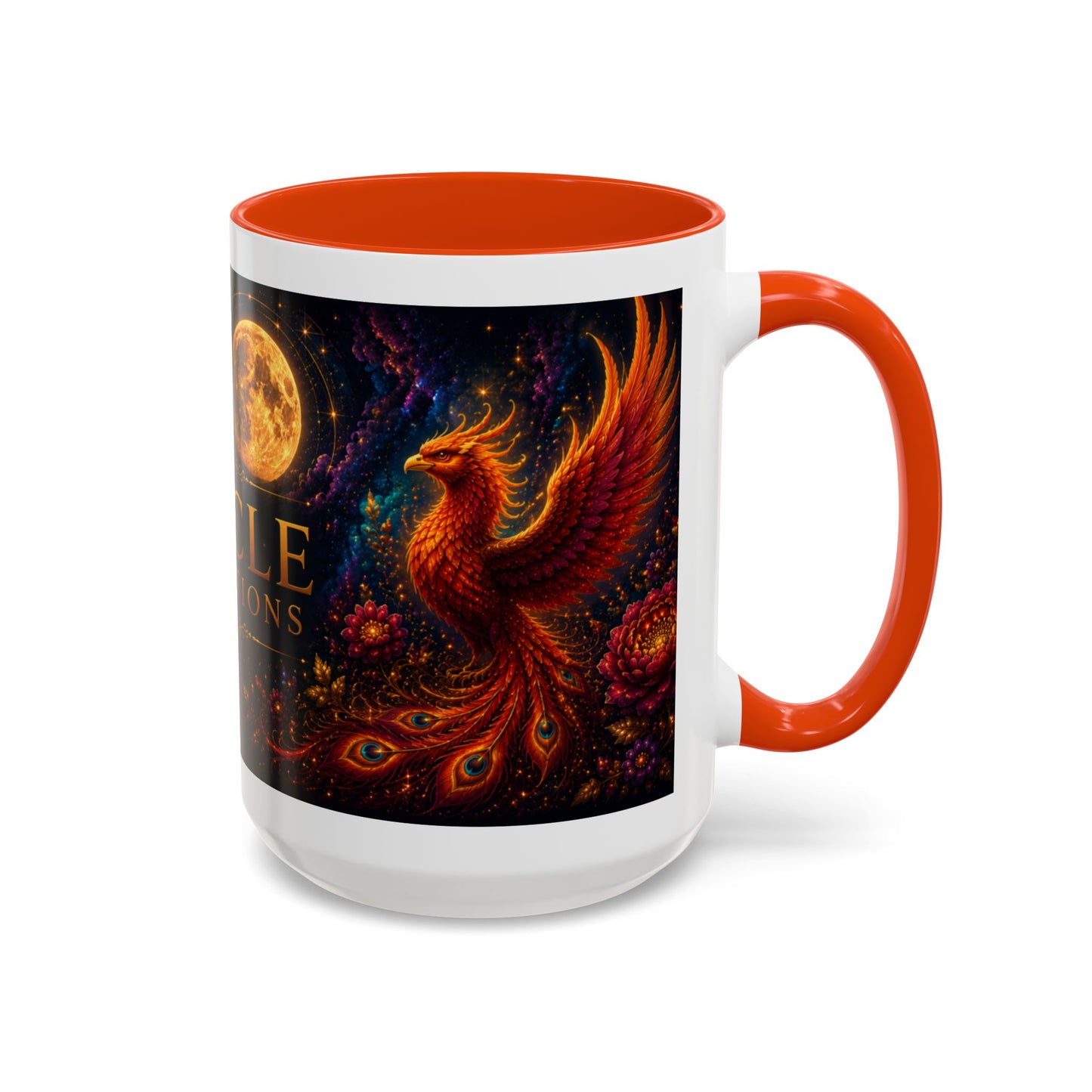 Oracle Connections Phoenix Mug — Mystical Moon & Phoenix 11oz/15oz