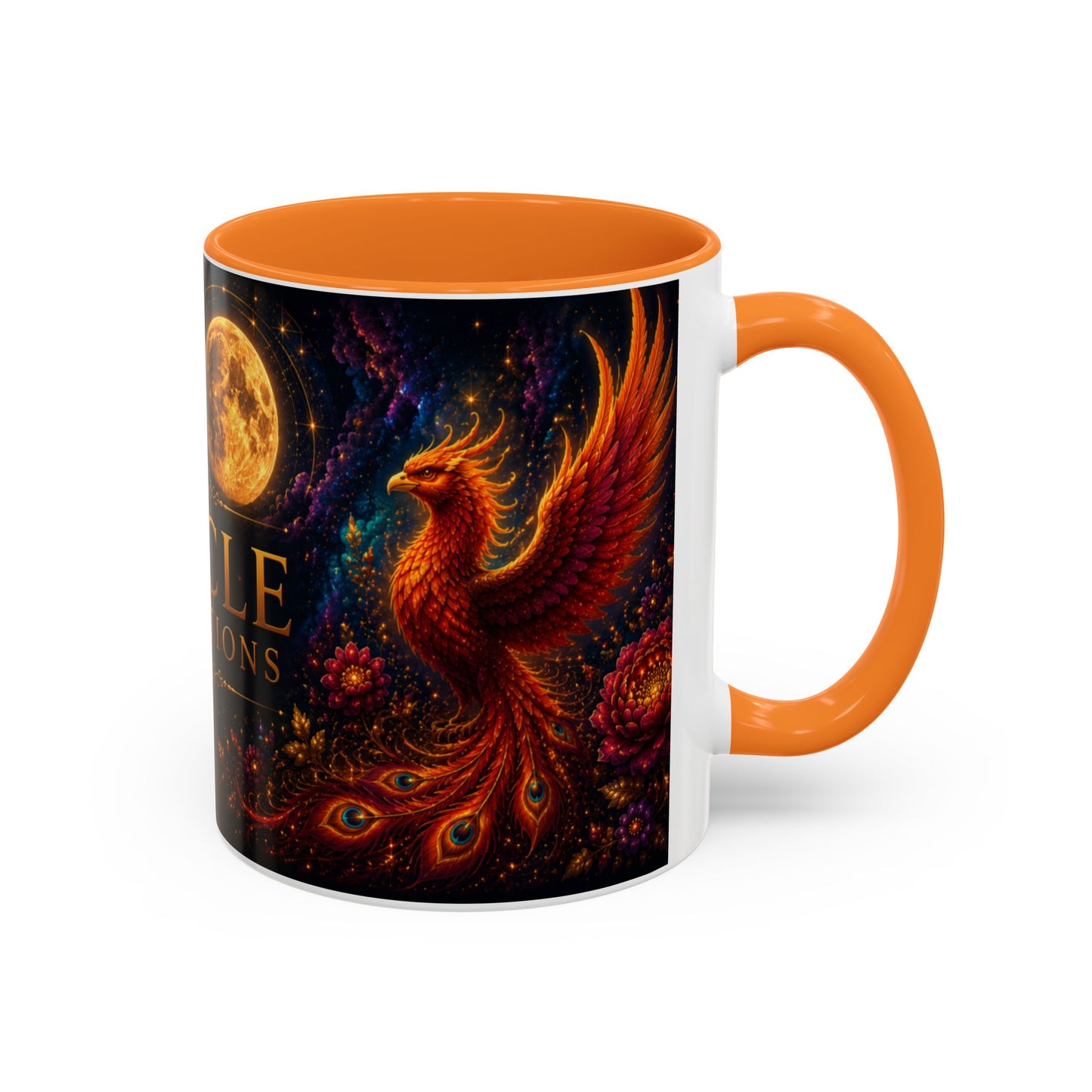Oracle Connections Phoenix Mug — Mystical Moon & Phoenix 11oz/15oz