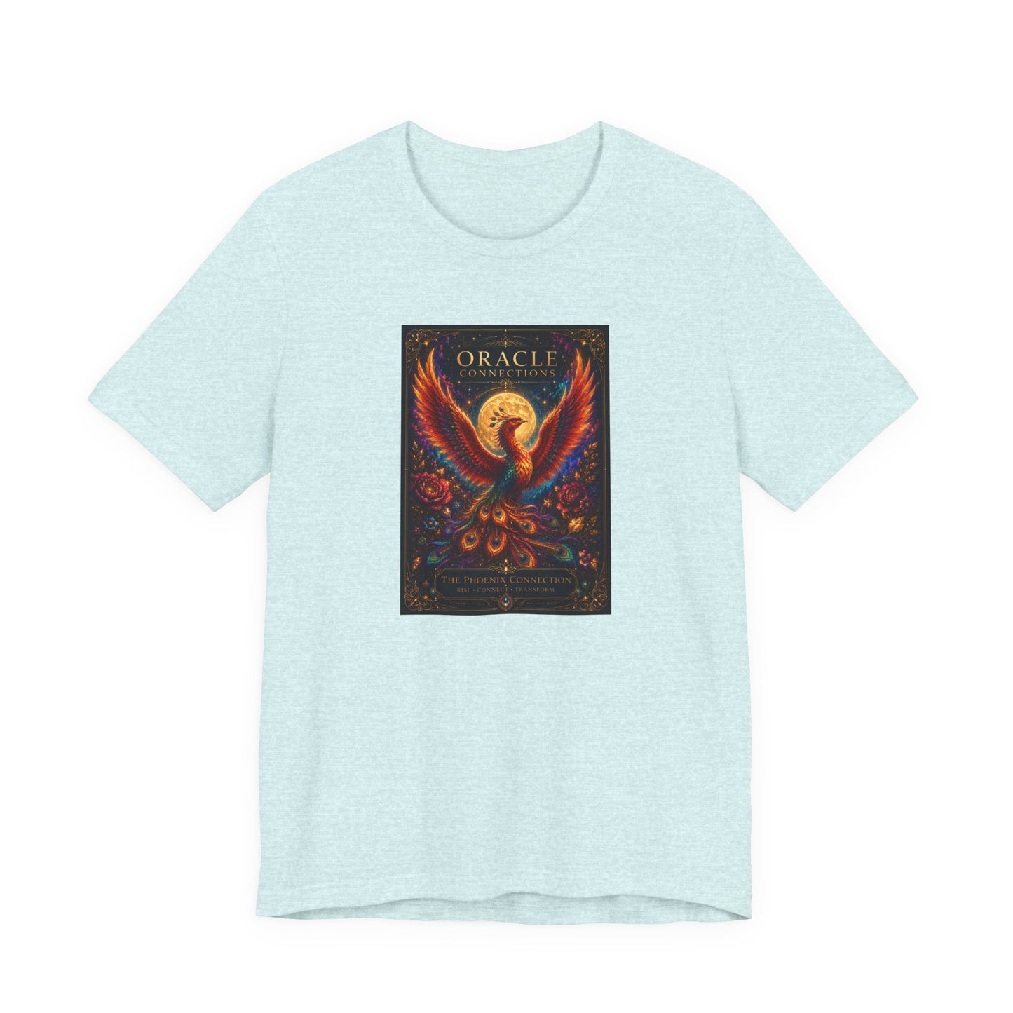 Phoenix Oracle Tee — Mystical Tarot Art T‑Shirt