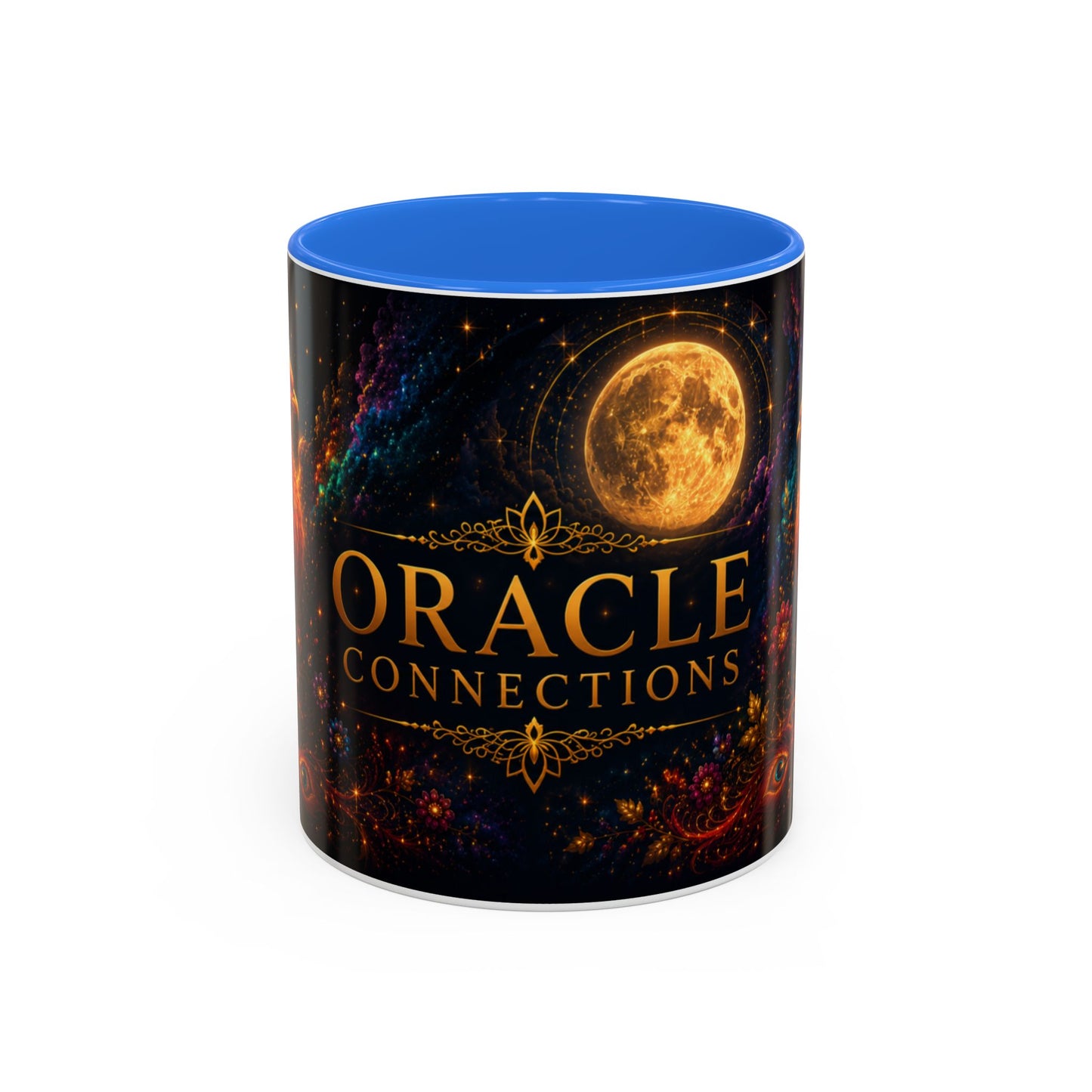 Oracle Connections Phoenix Mug — Mystical Moon & Phoenix 11oz/15oz