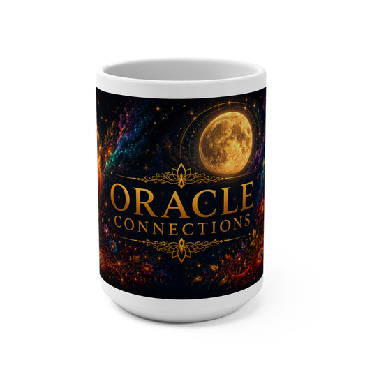 Oracle Connections Phoenix 15oz Ceramic Mug — Mythic Tarot Coffee Cup