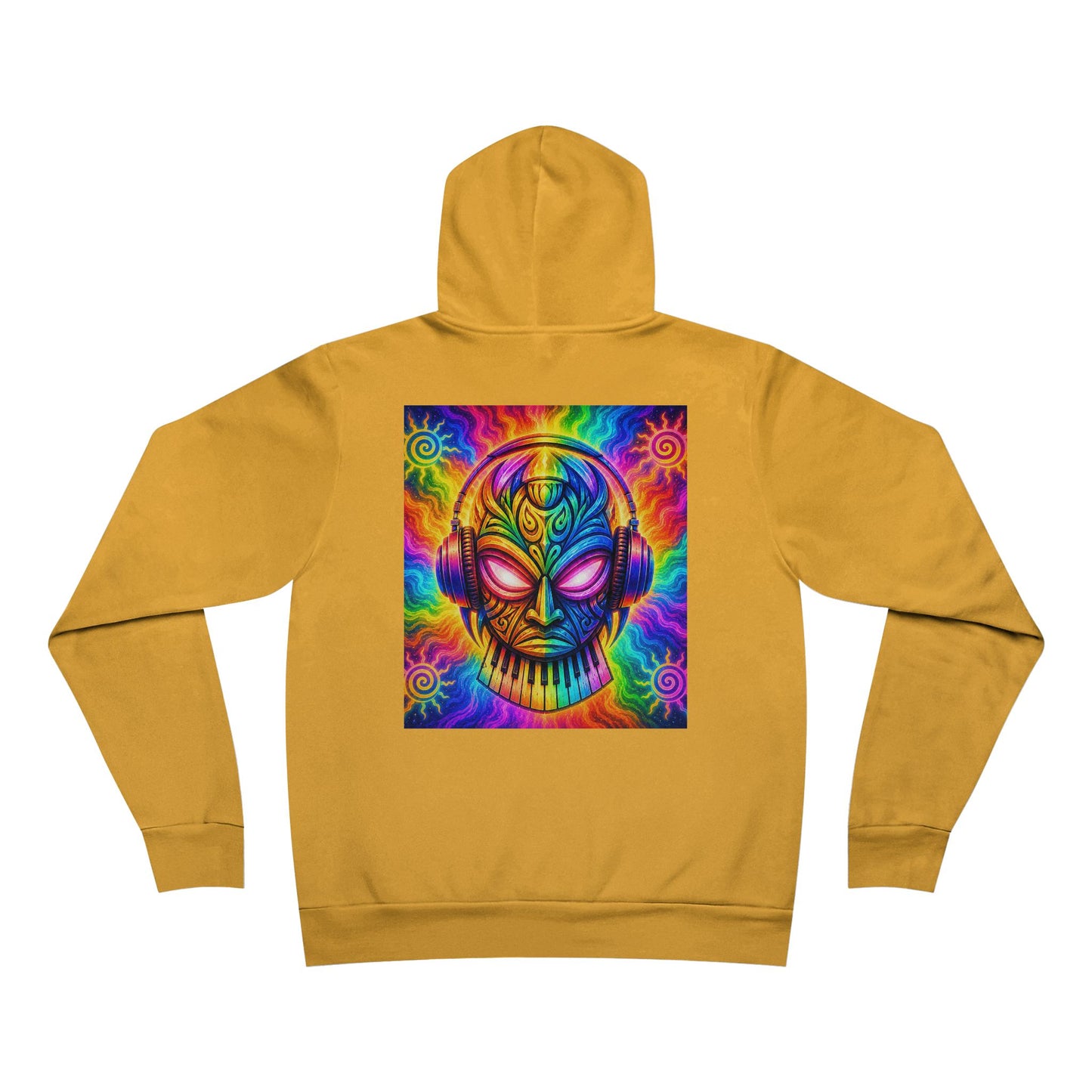 V1B1N Mermaid Hoodie – Colorful Trippy Space Art Pullover