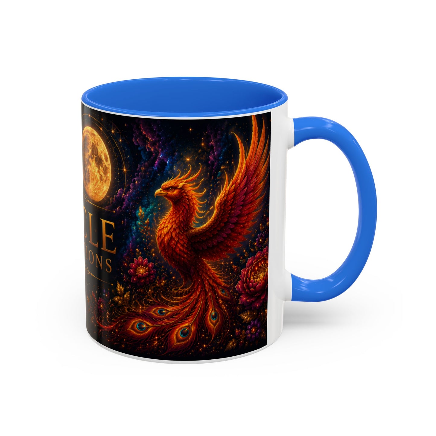 Oracle Connections Phoenix Mug — Mystical Moon & Phoenix 11oz/15oz