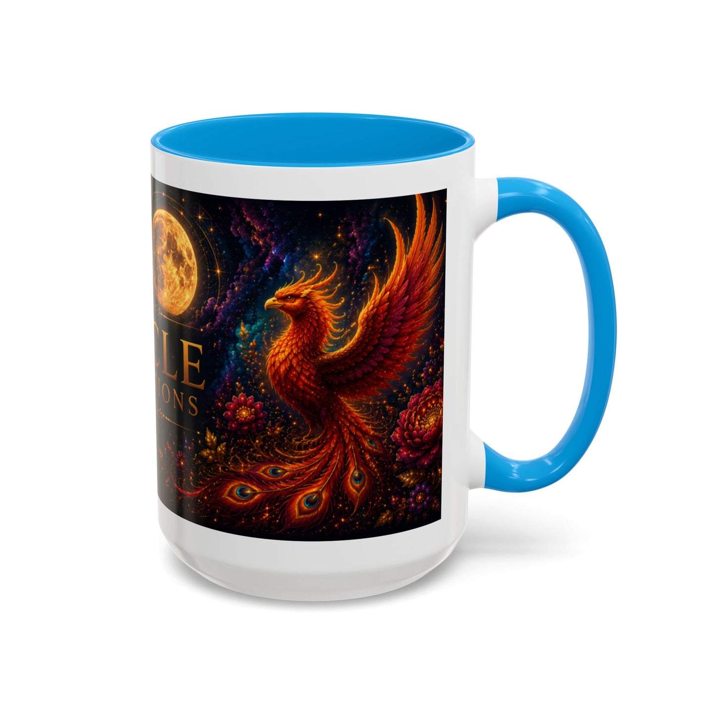 Oracle Connections Phoenix Mug — Mystical Moon & Phoenix 11oz/15oz